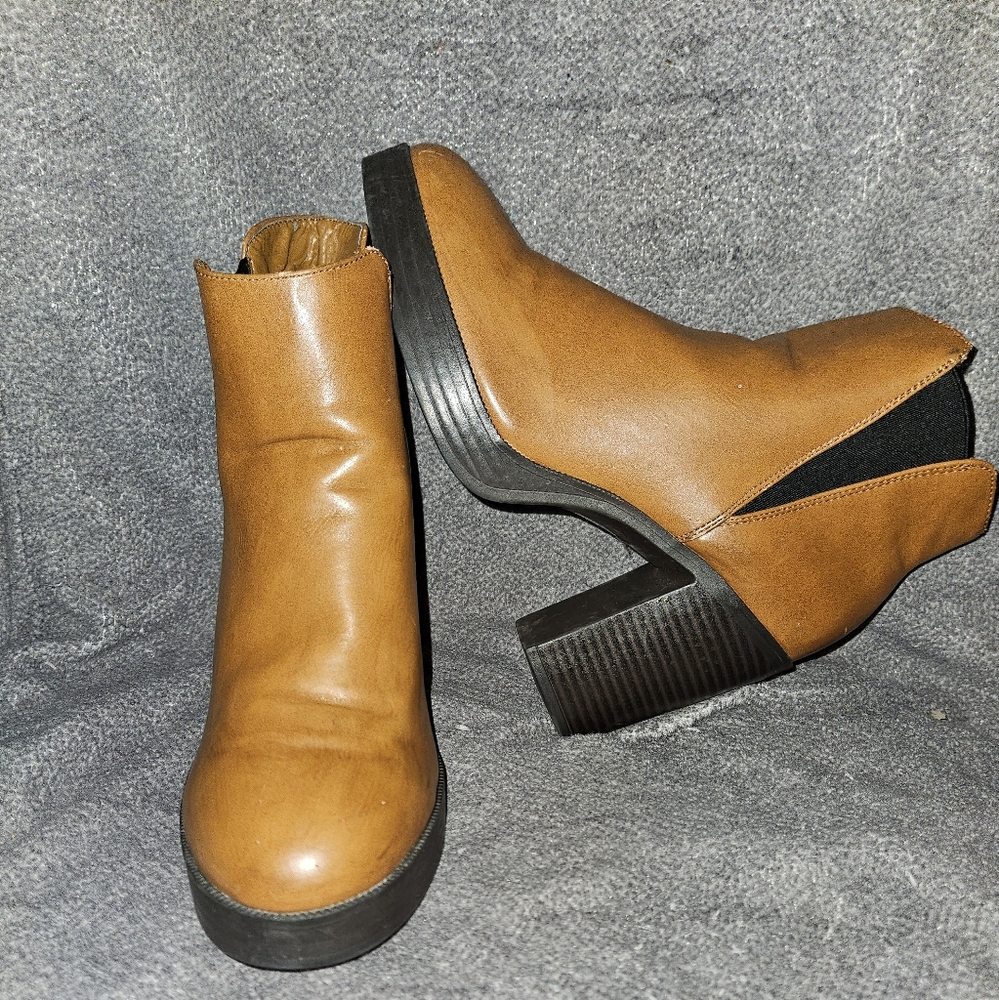 Forever 21 block heeled boots.